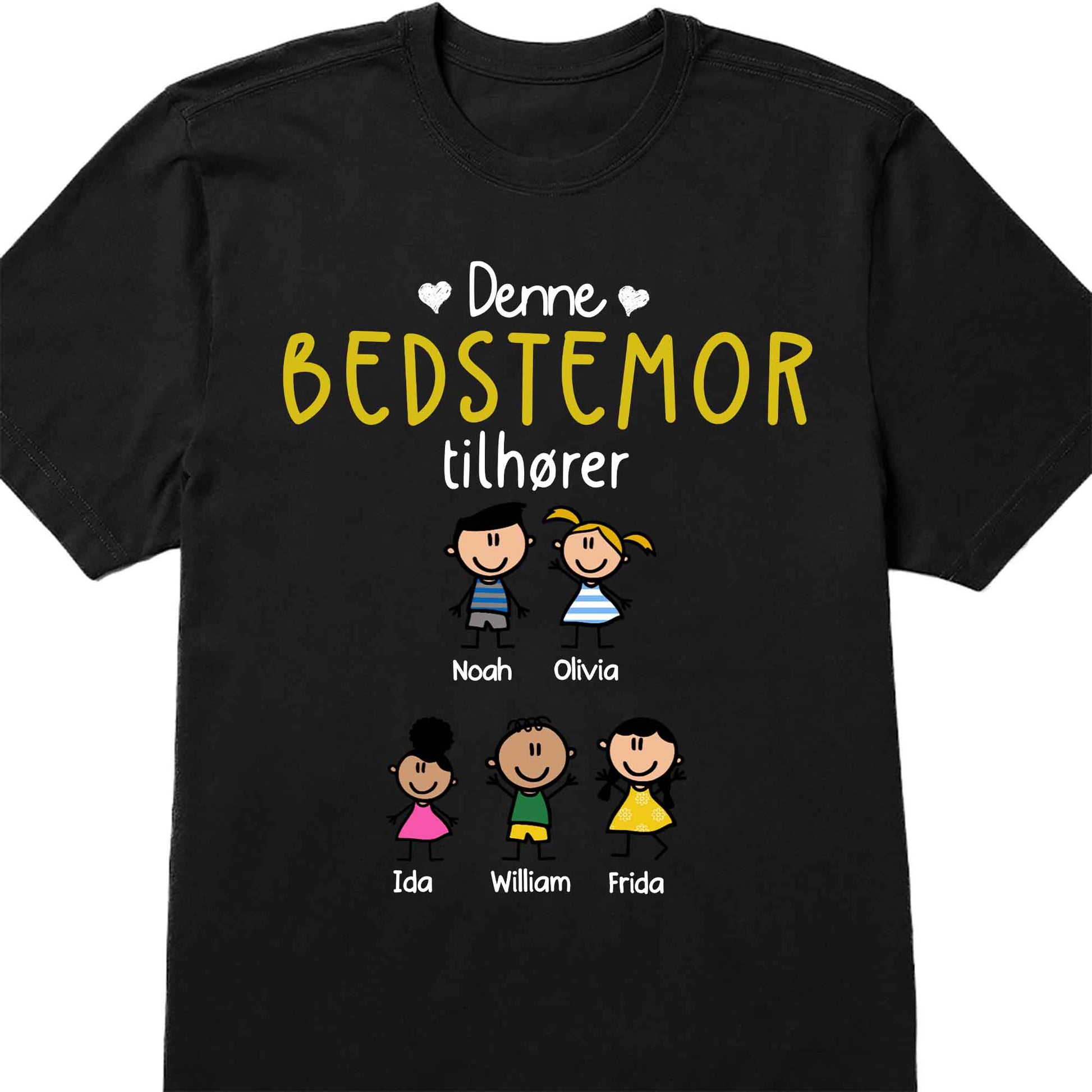 This Wonderful Grandmother Belongs To, Cartoon Characters