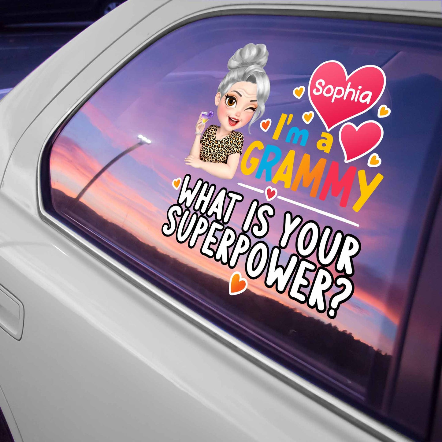 I'm A Grammy What Is Your Superpower Decal