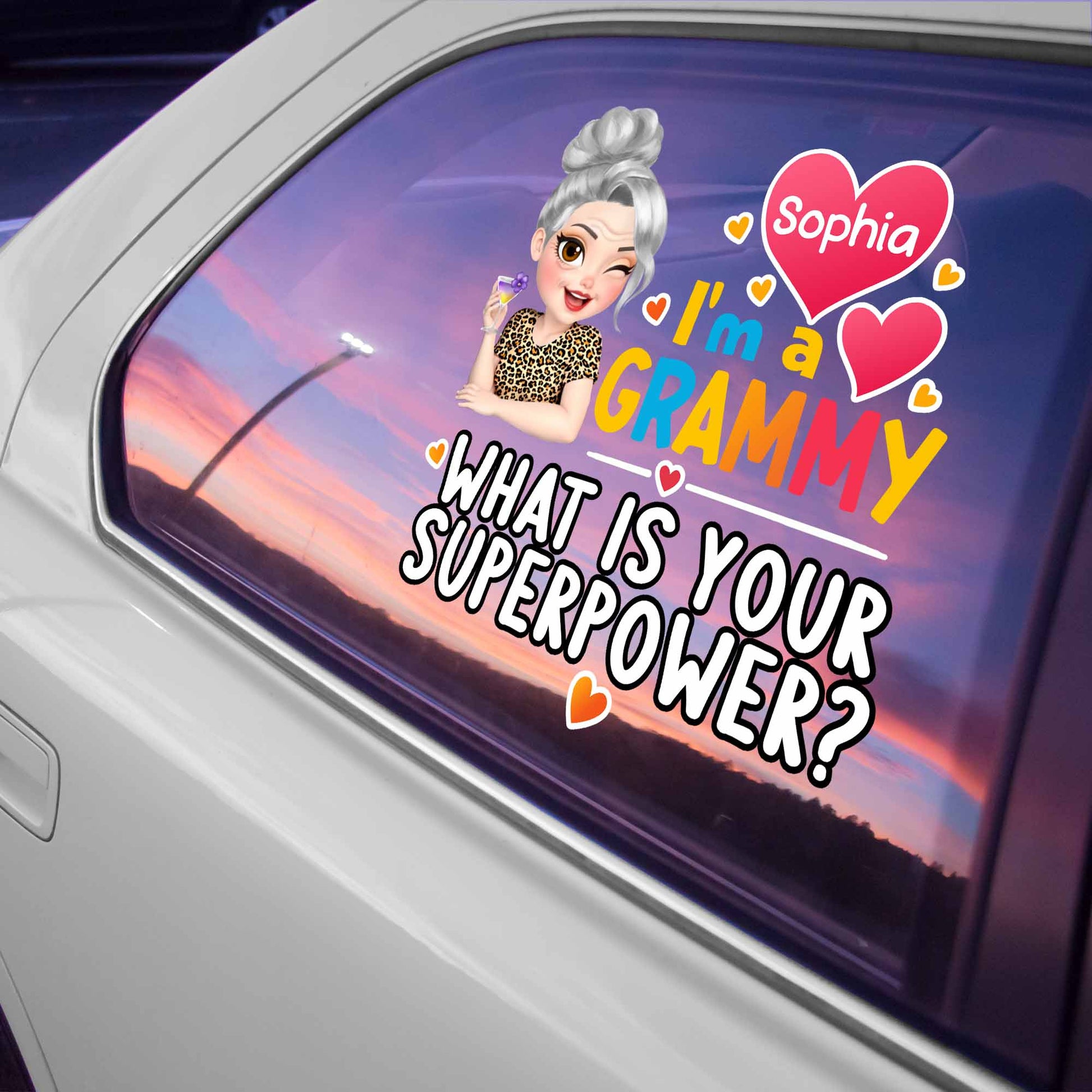 I'm A Grammy What Is Your Superpower Decal