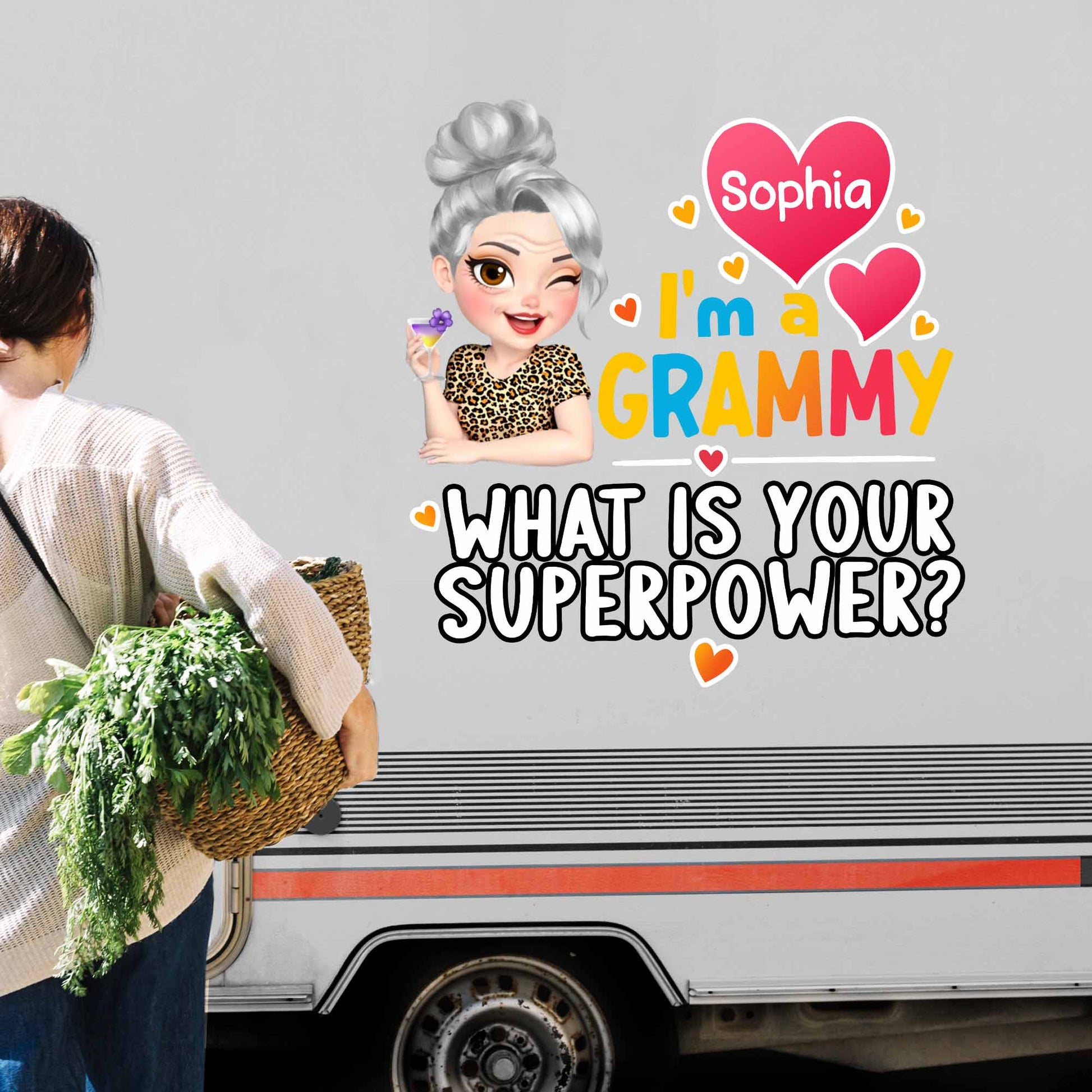 I'm A Grammy What Is Your Superpower Decal