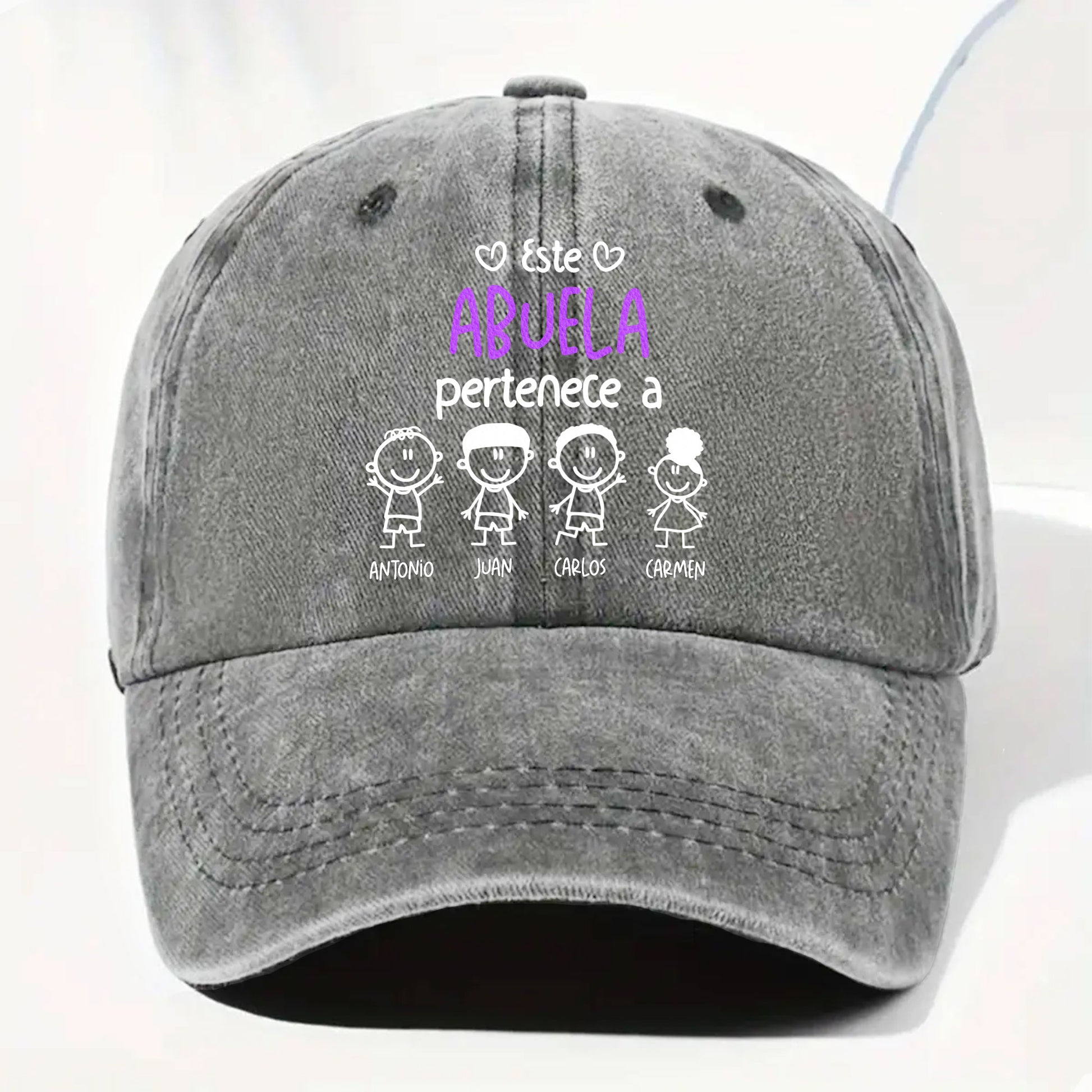 Este Abuela Pertenece A, Personalized Denim Cap