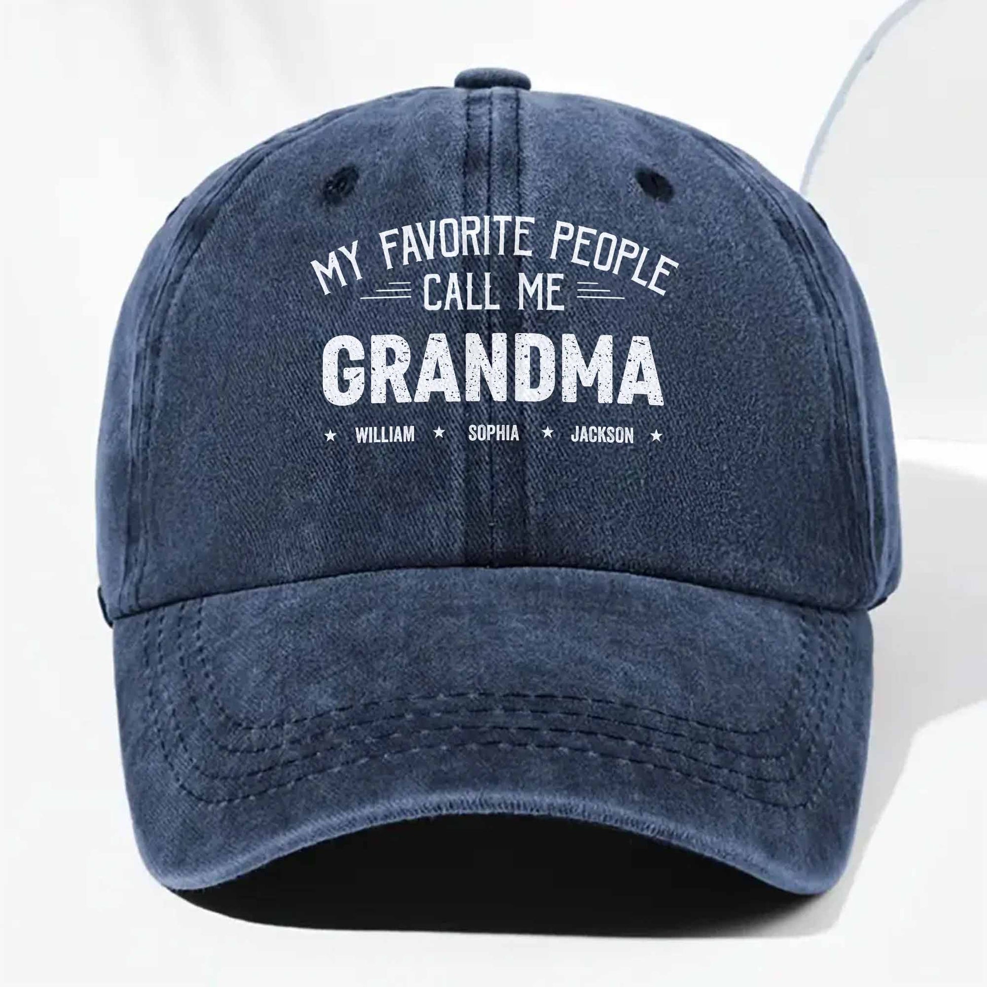 My Favorite People Call Me Grandma Cap