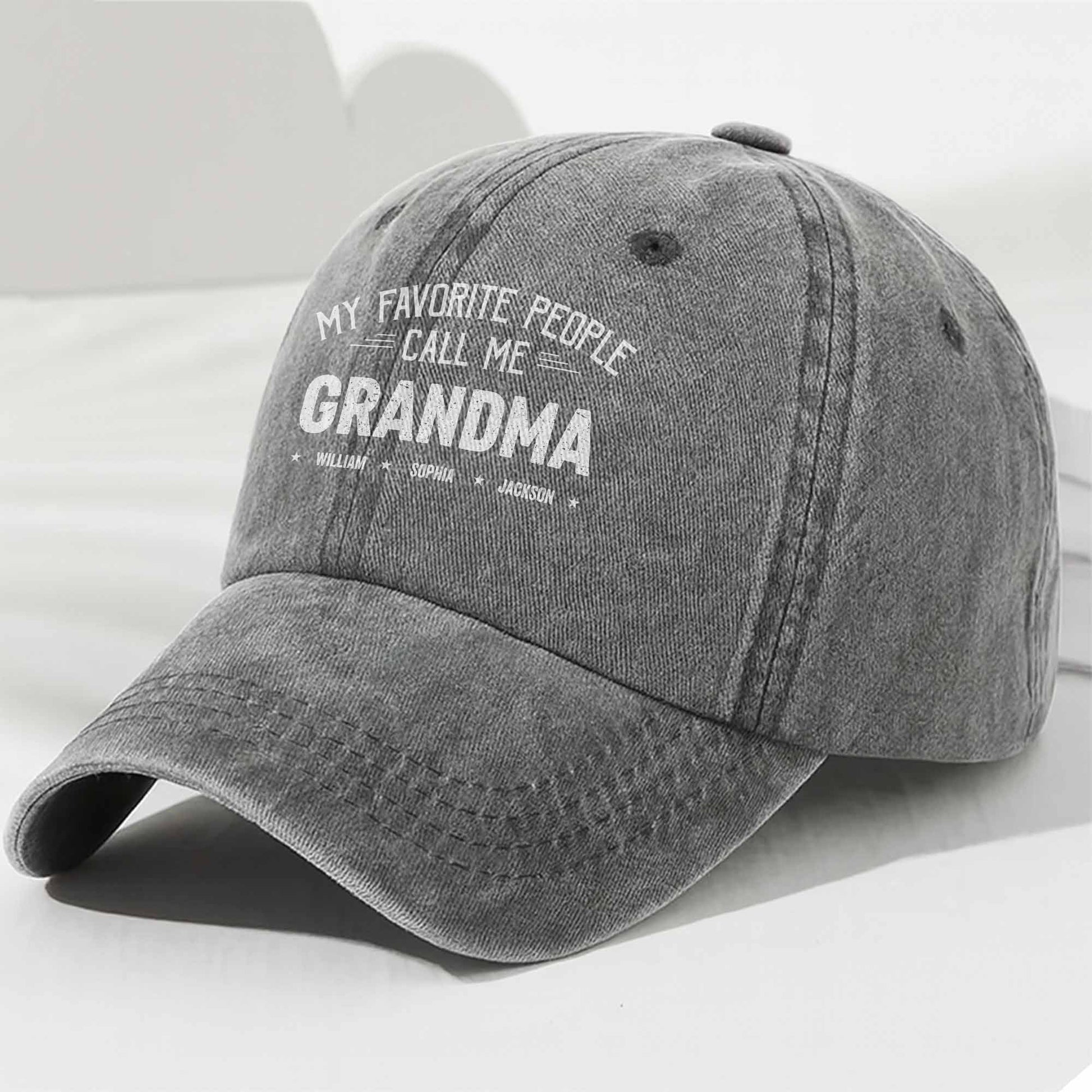My Favorite People Call Me Grandma Cap