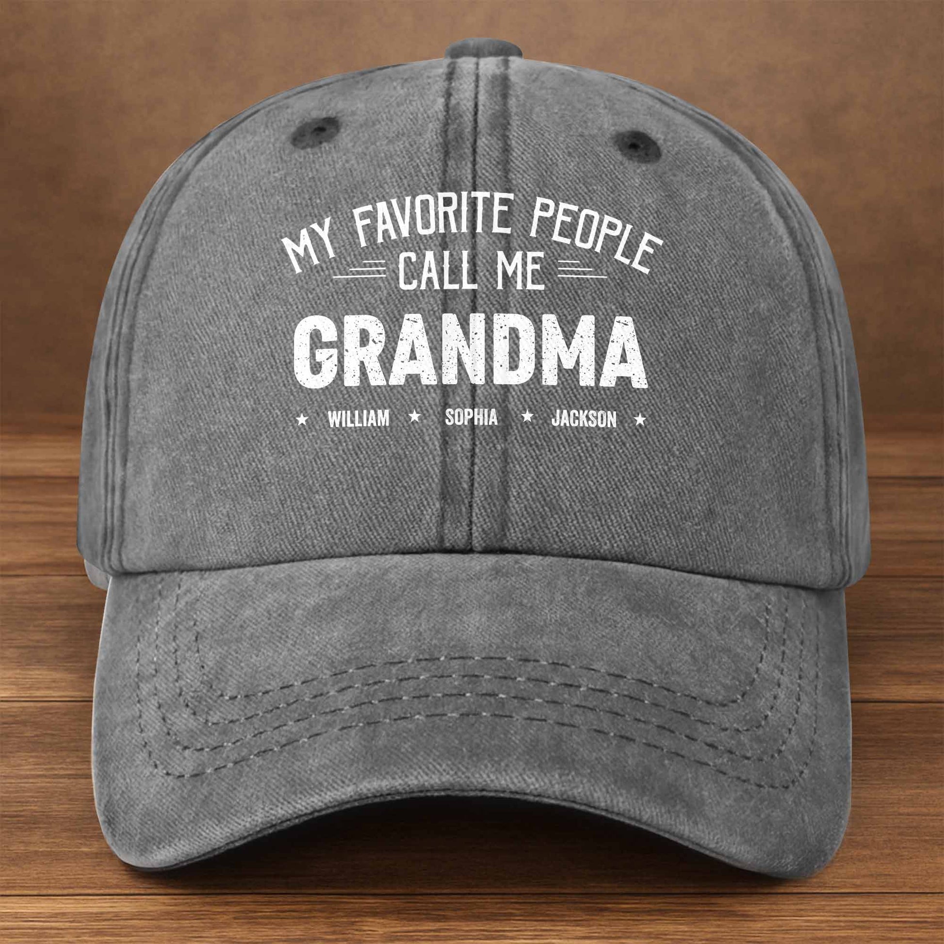 My Favorite People Call Me Grandma Cap