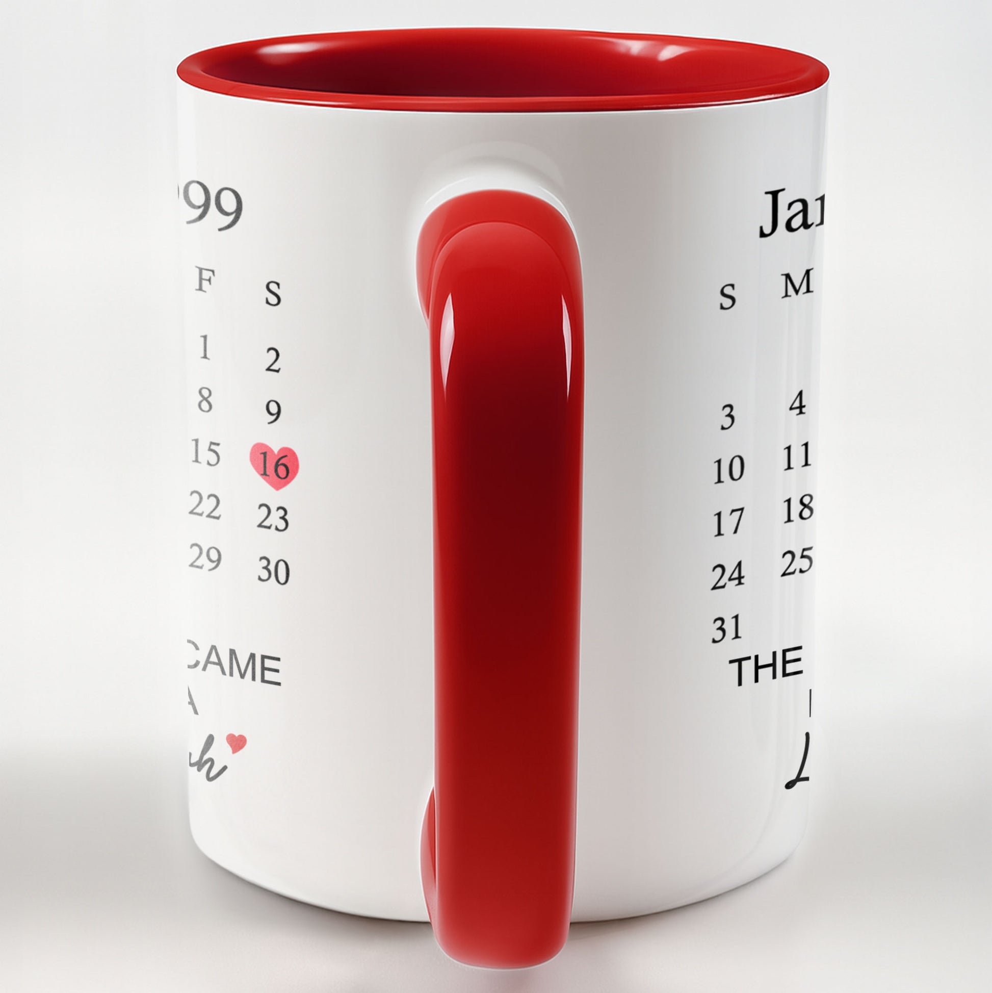 The Day You Became My Grandma Calendar Design