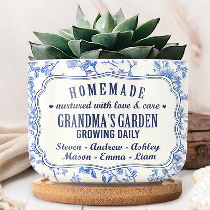 Homemade Nurtured With Love, Flowers Design