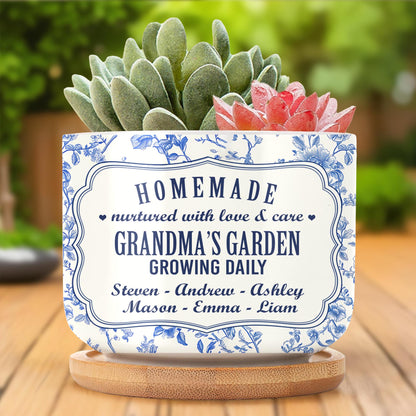 Homemade Nurtured With Love, Flowers Design