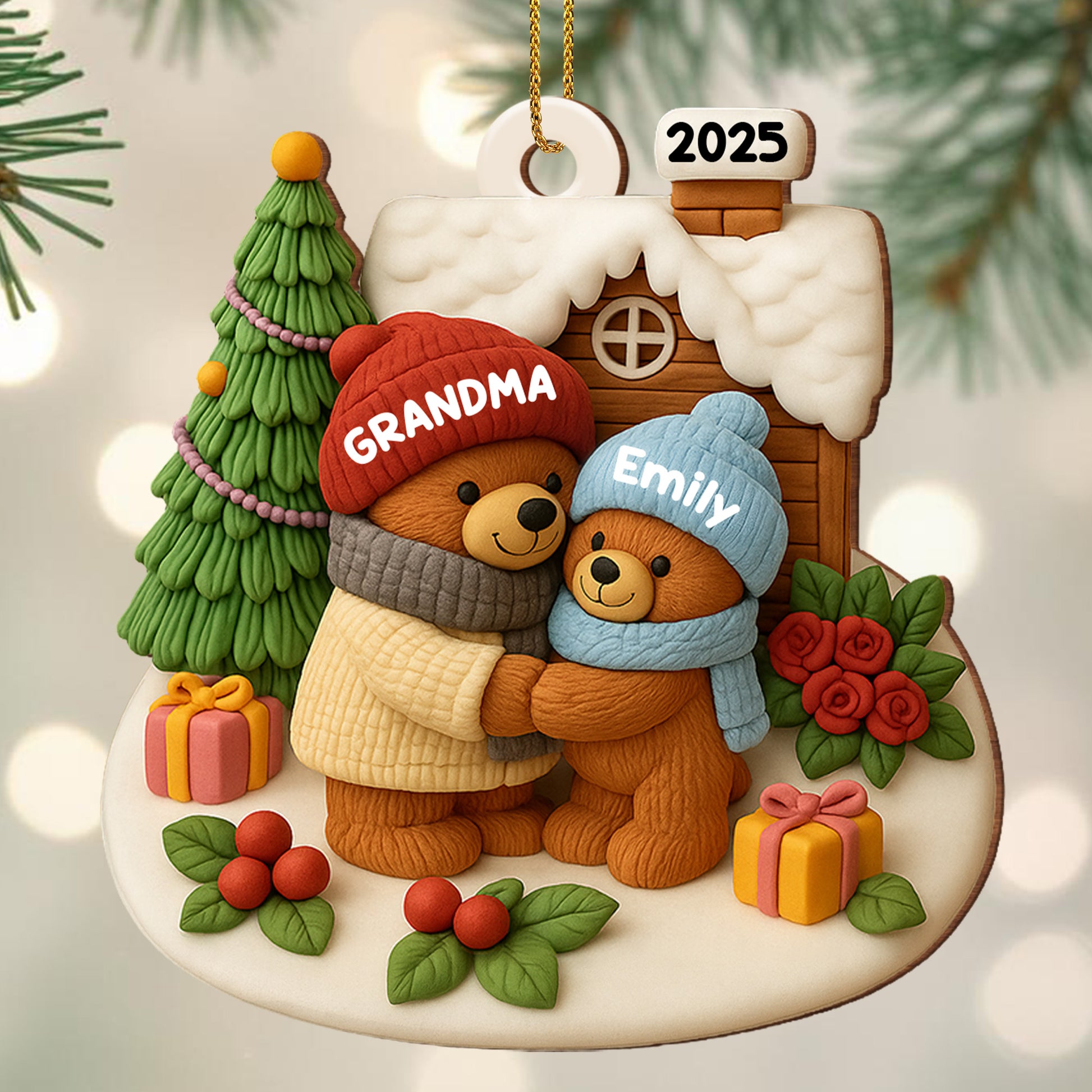 Celebrate A Special Bond With Bears And Christmas Decor