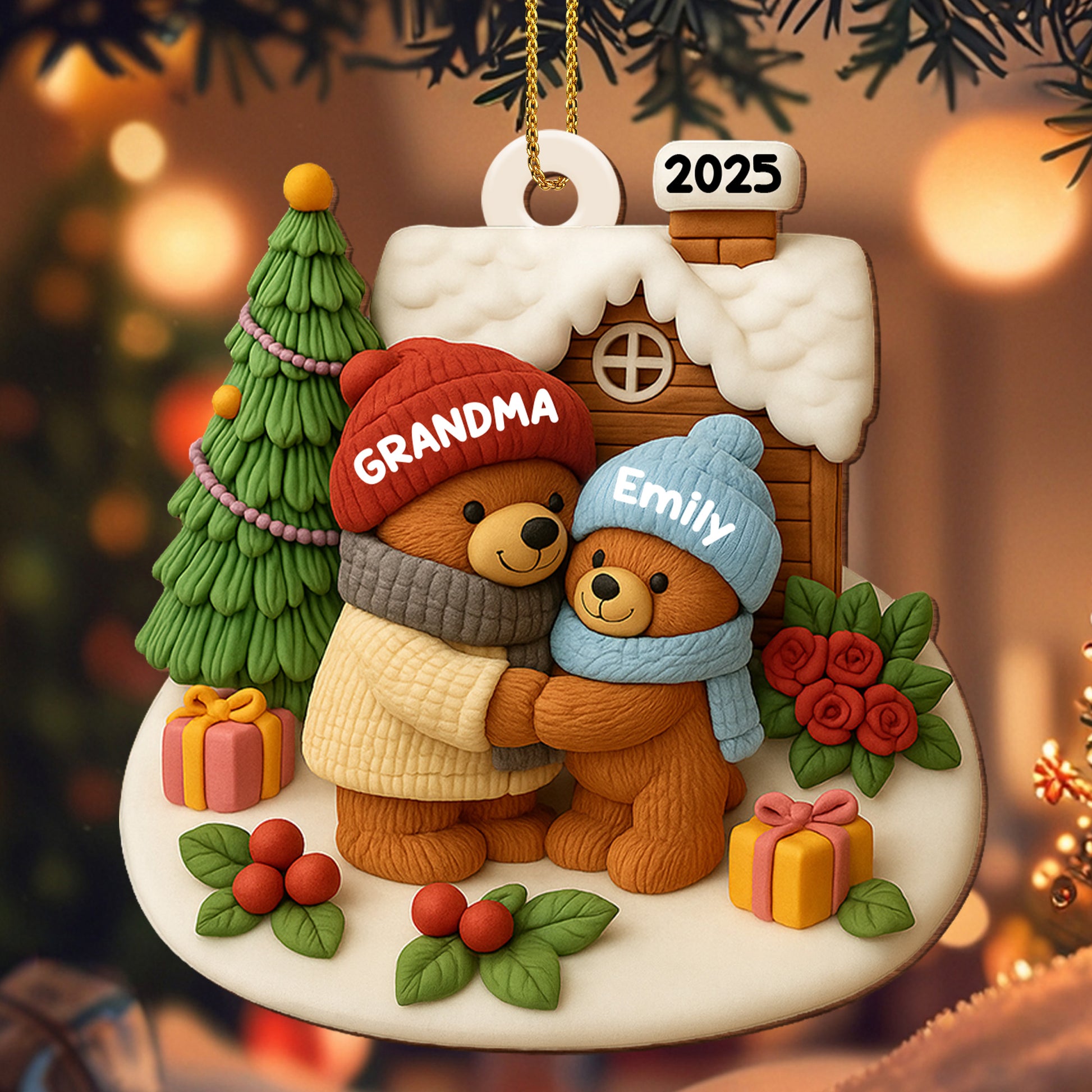 Celebrate A Special Bond With Bears And Christmas Decor