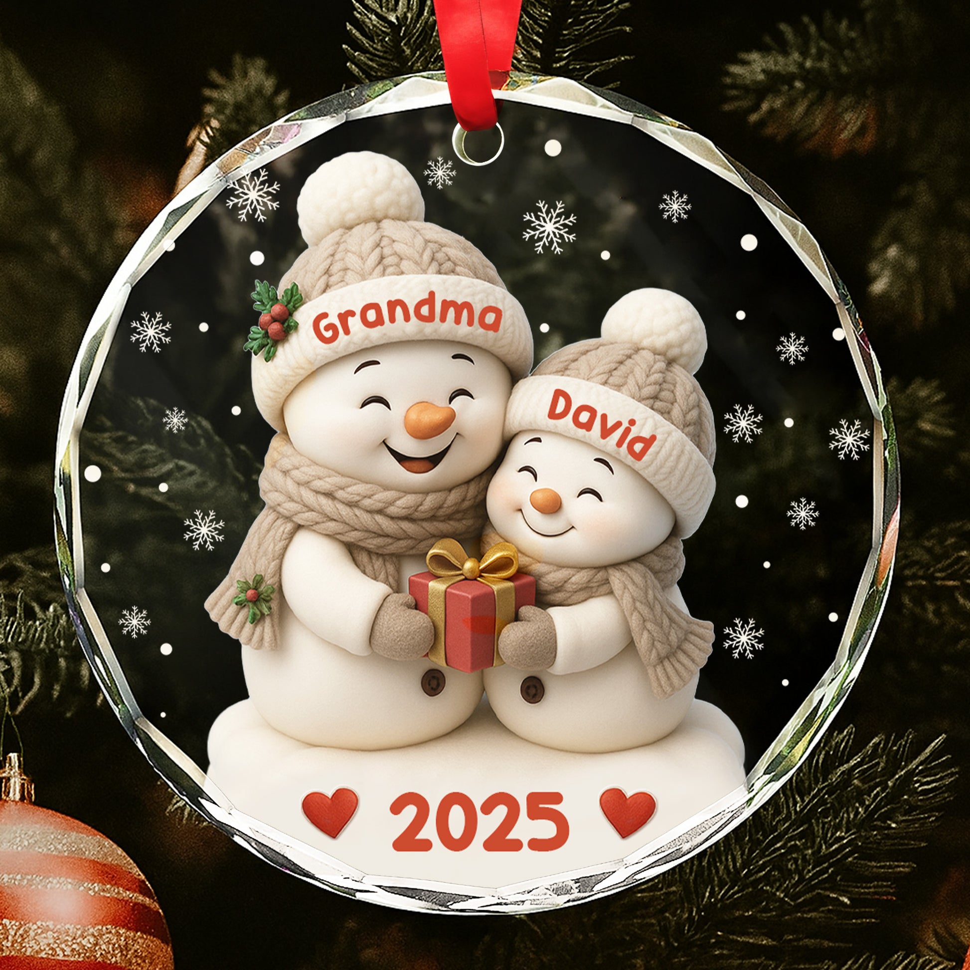 Celebrate Warmth And Love With Our Snowman Ornament