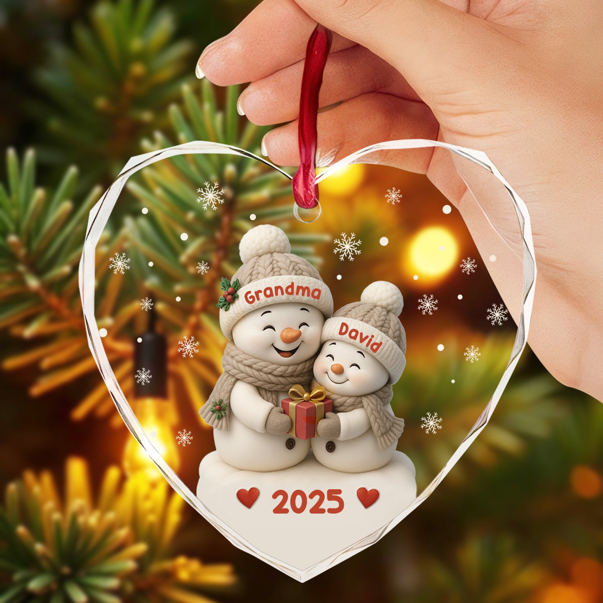 To My Beloved, Wishing You Joy With Snowmen And Hearts