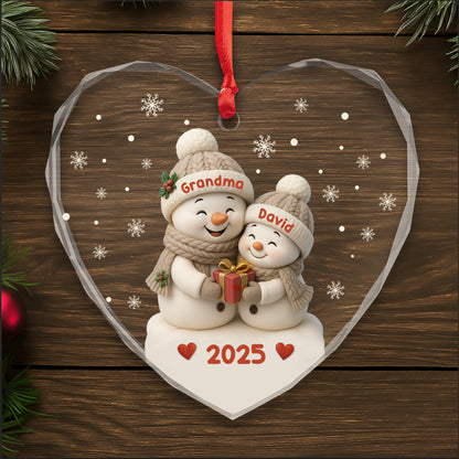 To My Beloved, Wishing You Joy With Snowmen And Hearts