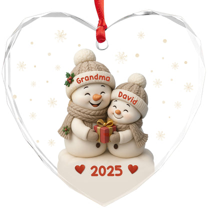 To My Beloved, Wishing You Joy With Snowmen And Hearts