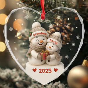 To My Beloved, Wishing You Joy With Snowmen And Hearts