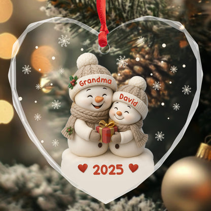 To My Beloved, Wishing You Joy With Snowmen And Hearts