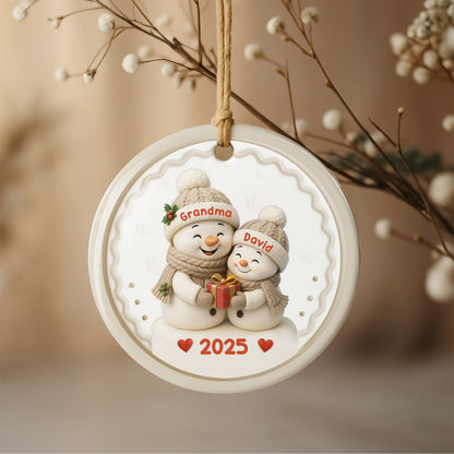 Celebrate The Season Of Giving With Snowmen And Hearts