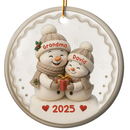 Celebrate The Season Of Giving With Snowmen And Hearts