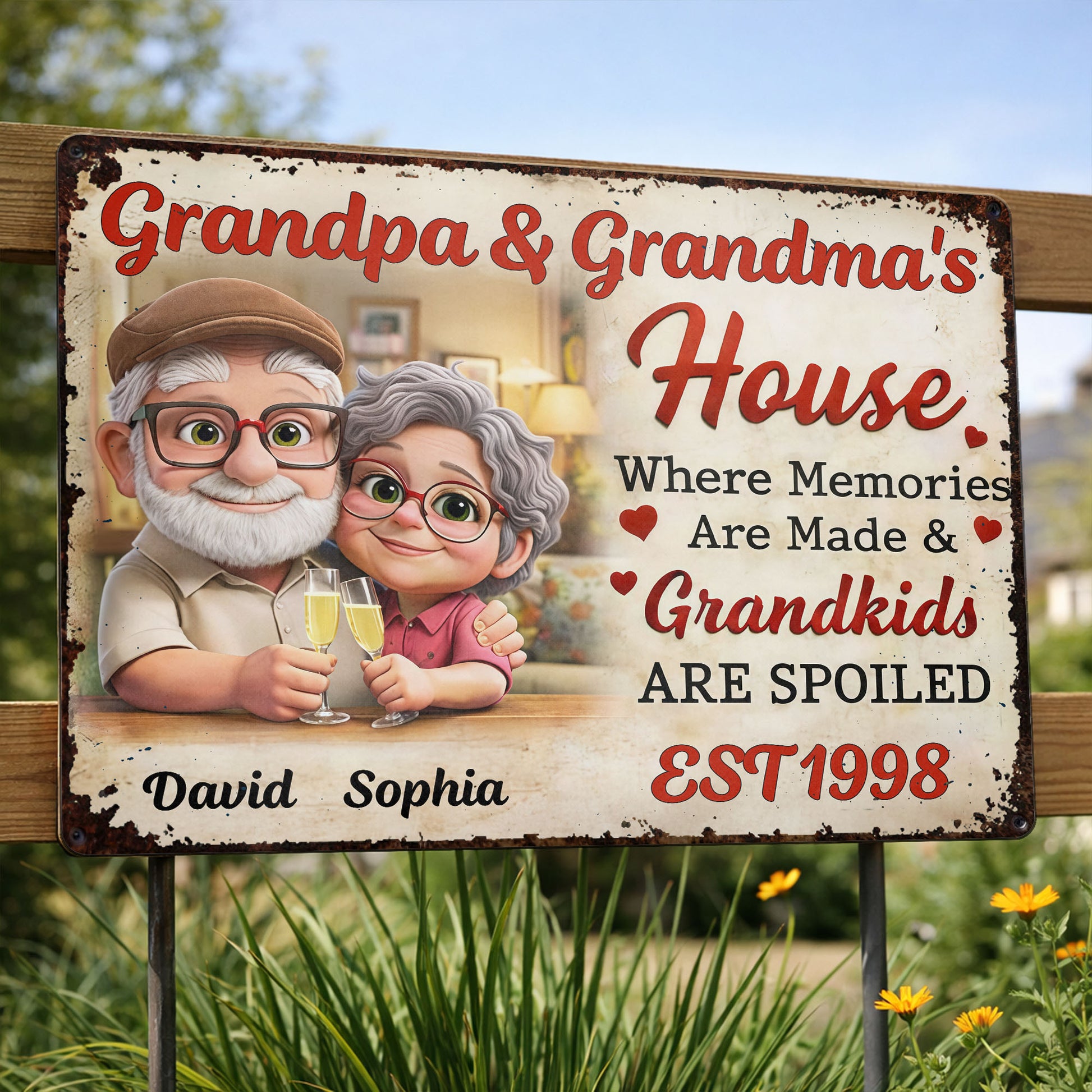 Grandpa & Grandma's House Where Memories Are Made