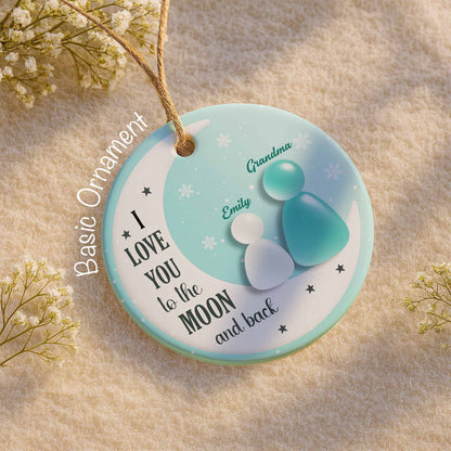 I Love You To The Moon And Back With Moon And Stars