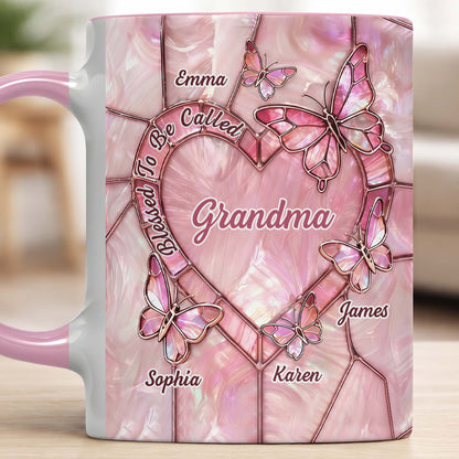 Blessed To Be Called Grandma, Butterflies And Heart