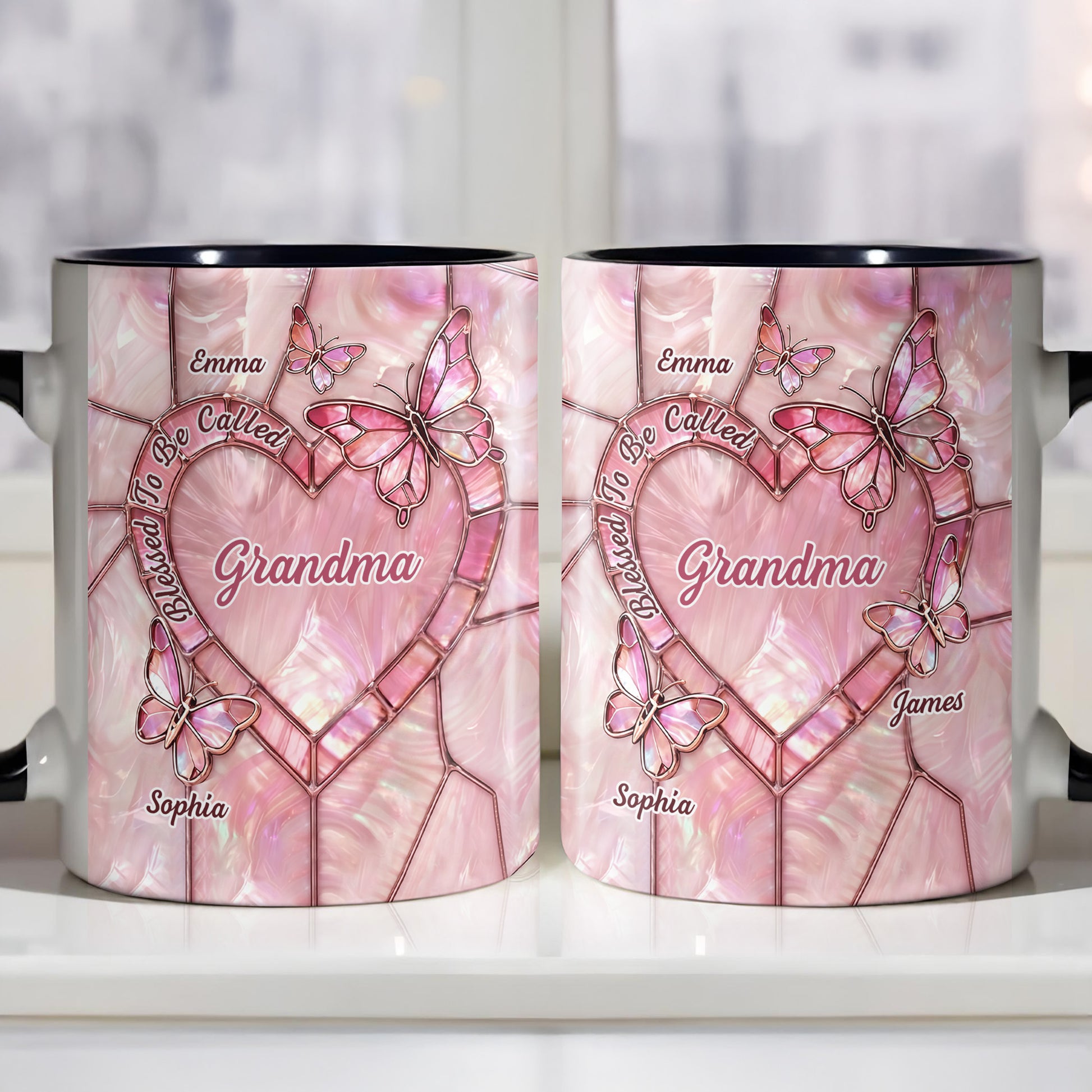 Blessed To Be Called Grandma, Butterflies And Heart