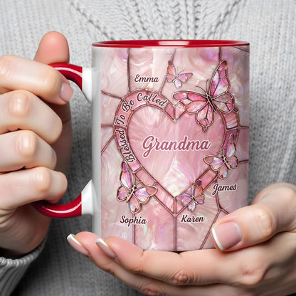 Blessed To Be Called Grandma, Butterflies And Heart