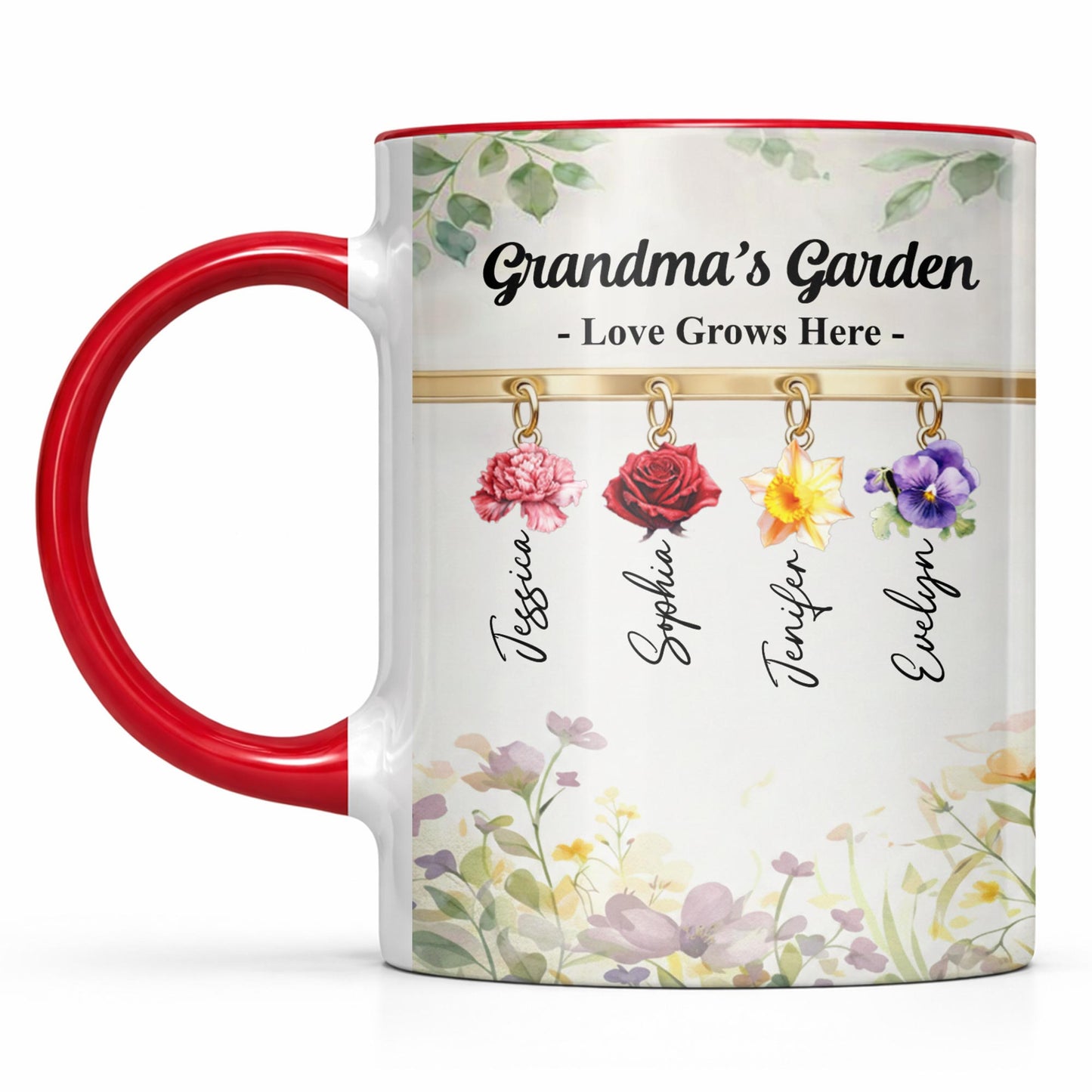 Grandma's Garden Love Grows Here Flowers