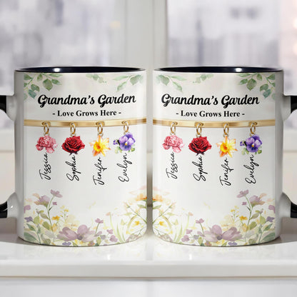 Grandma's Garden Love Grows Here Flowers