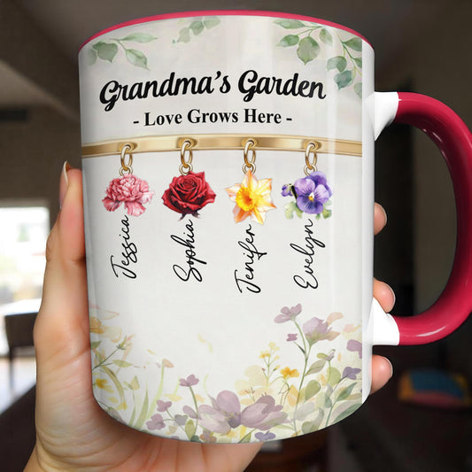 Grandma's Garden Love Grows Here Flowers