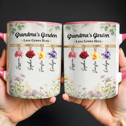 Grandma's Garden Love Grows Here Flowers