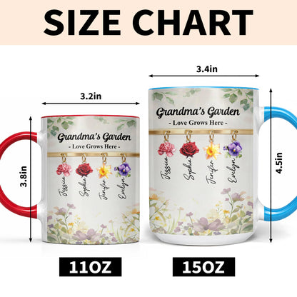 Grandma's Garden Love Grows Here Flowers