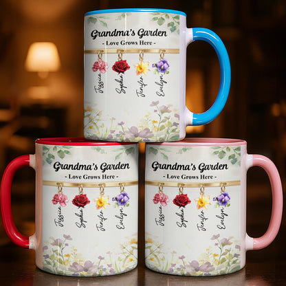 Grandma's Garden Love Grows Here Flowers