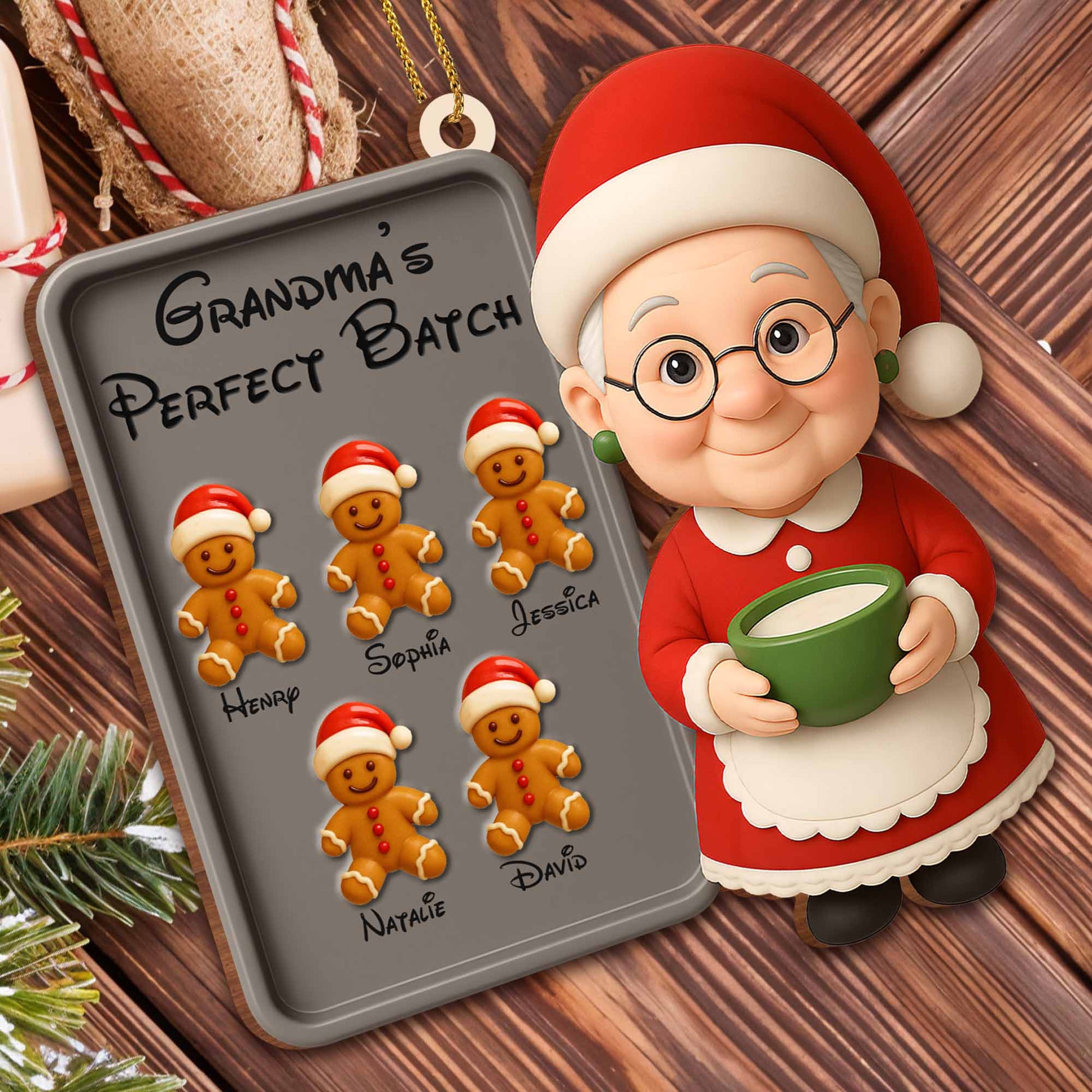 Celebrate Festive Season With Grandma And Gingerbread Cookies