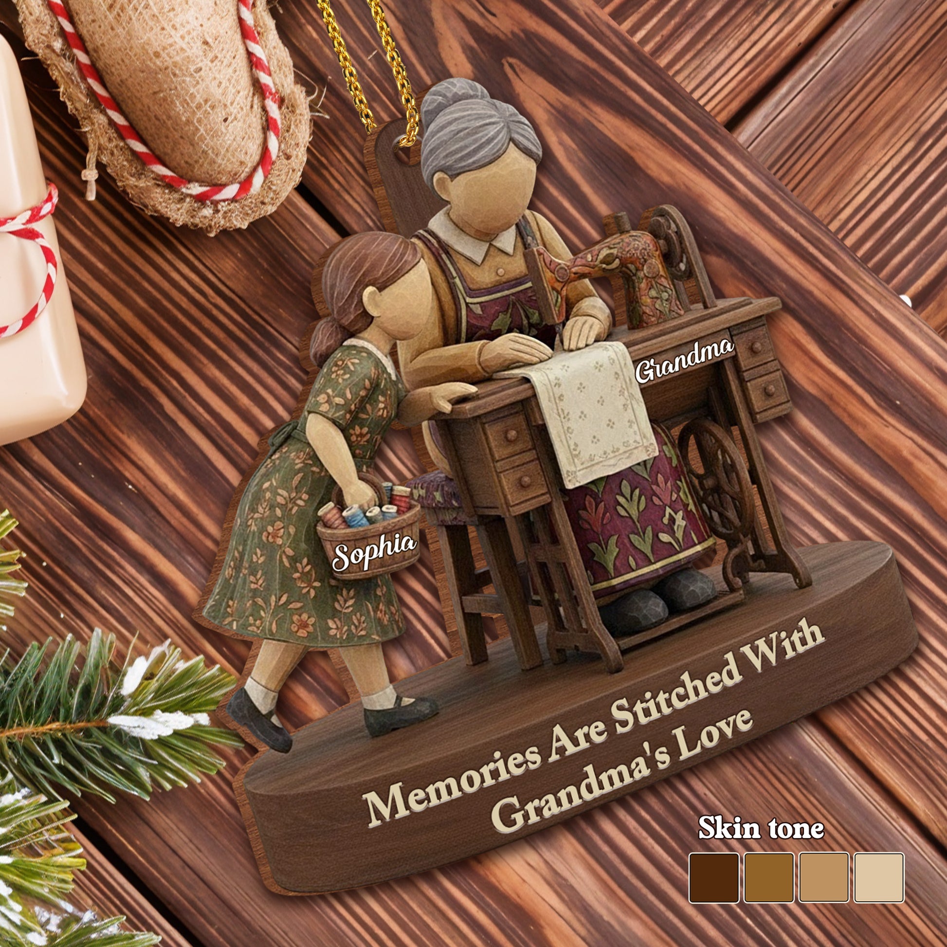 Memories Are Stitched With Grandma's Love, Sewing Machine