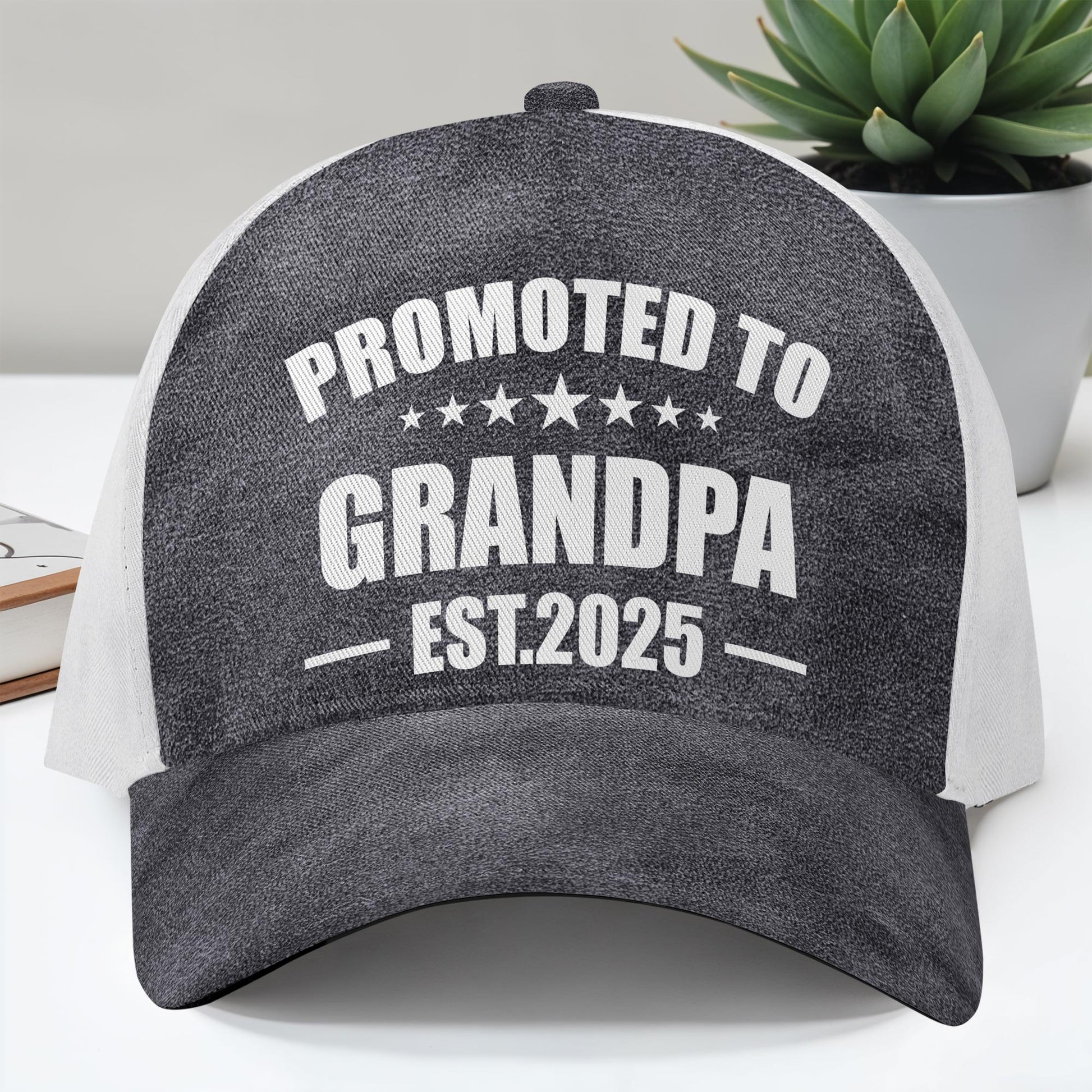 Promoted To Grandpa Classic Cap