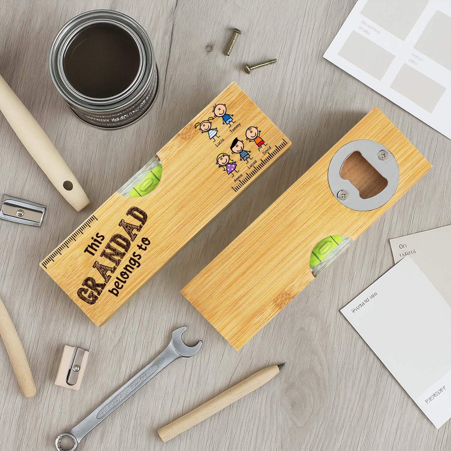 This Grandad Belongs To, Stick Figures and Bottle Opener