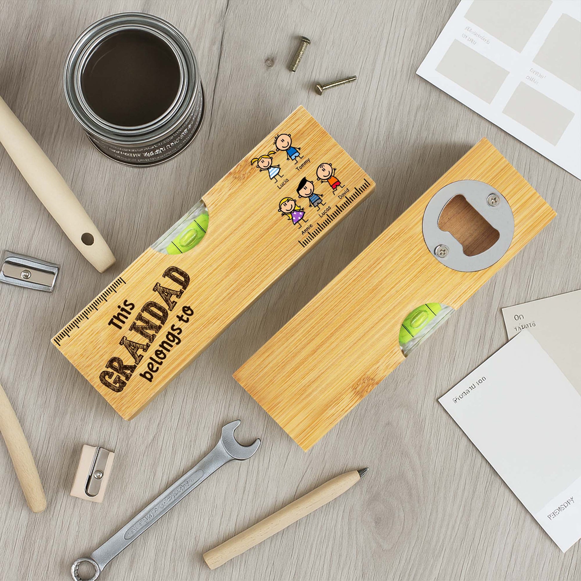 This Grandad Belongs To, Stick Figures and Bottle Opener