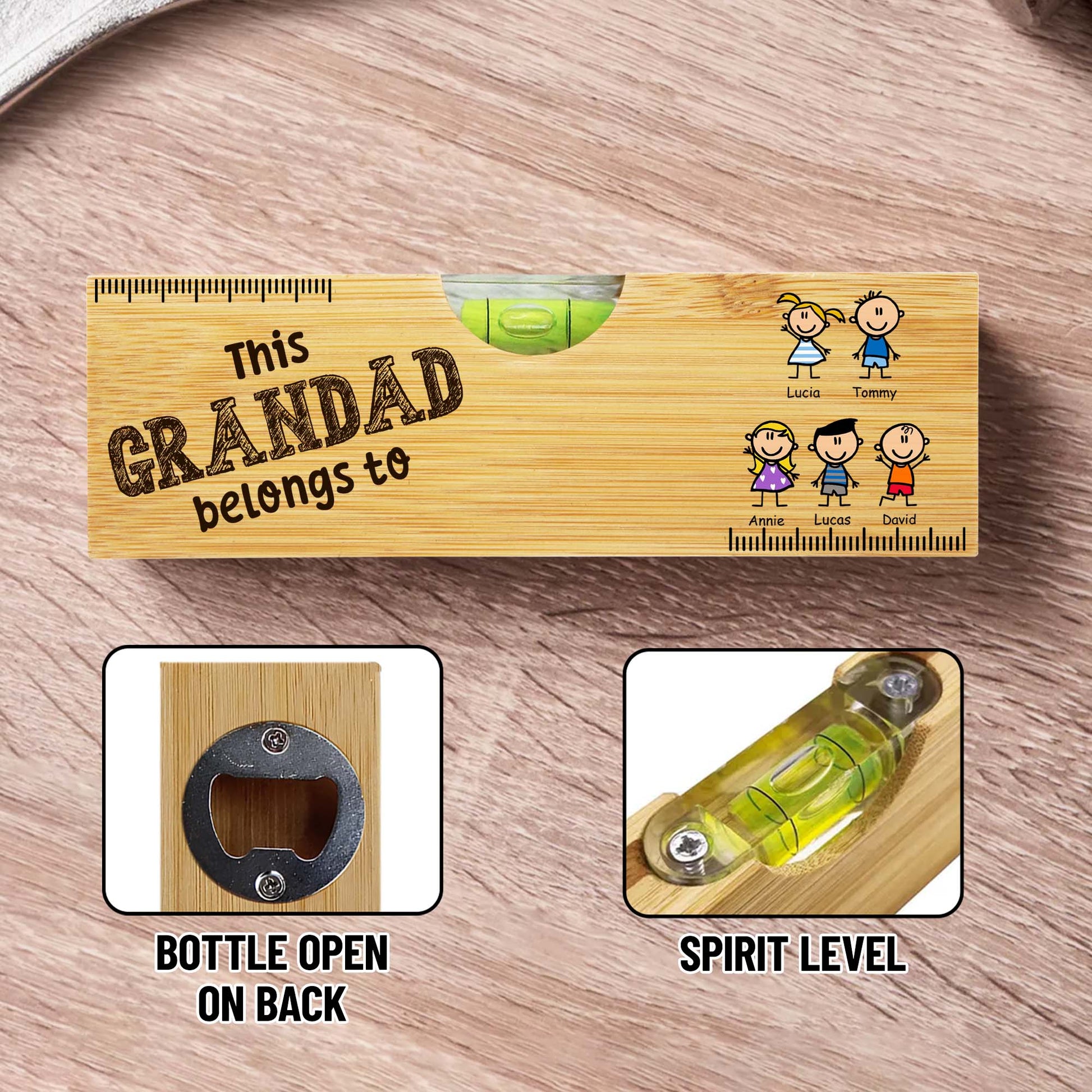 This Grandad Belongs To, Stick Figures and Bottle Opener