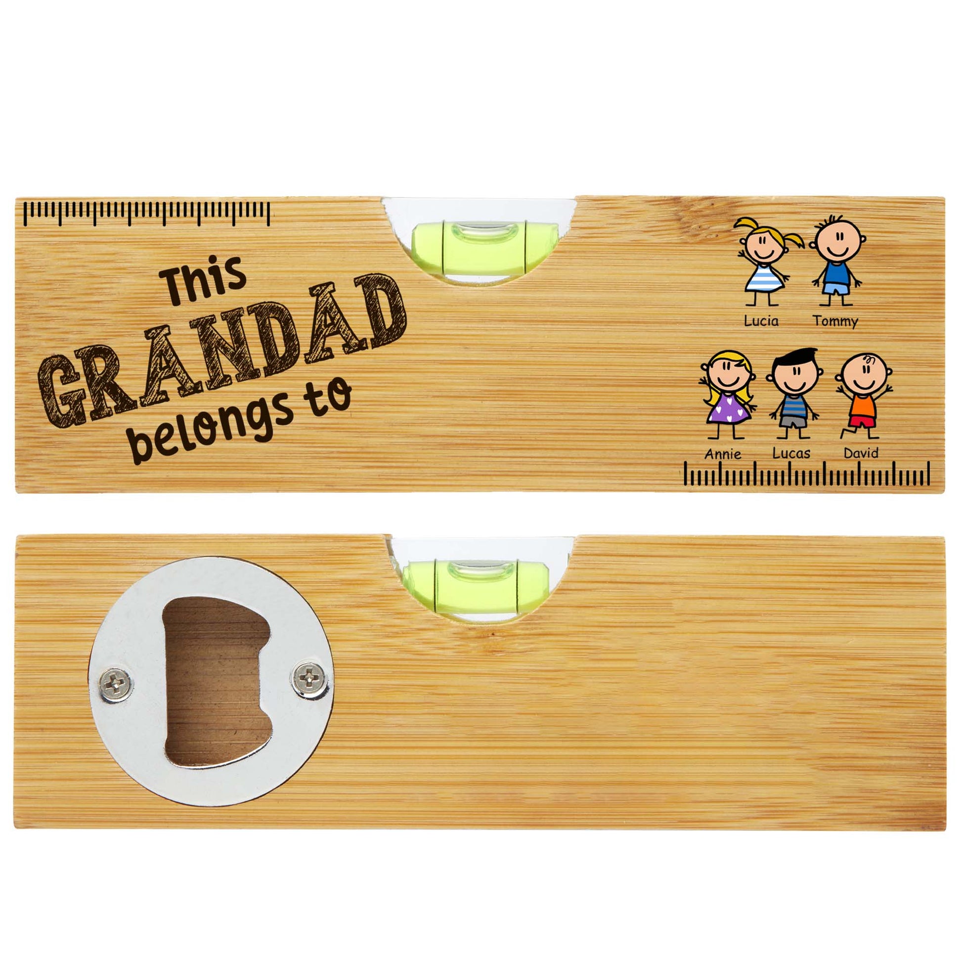 This Grandad Belongs To, Stick Figures and Bottle Opener