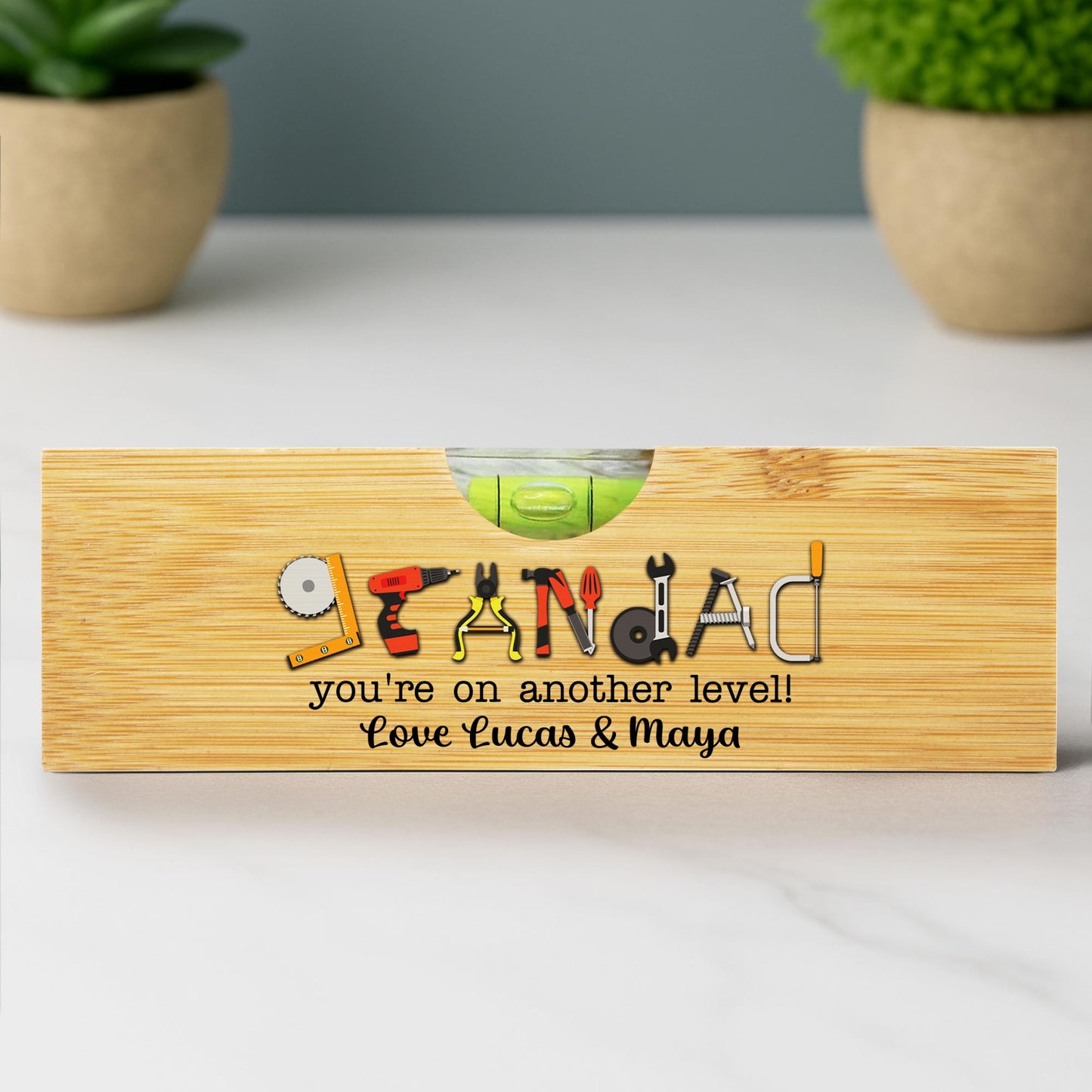 Grandad, You're On Another Level, Spirit Level and Tools