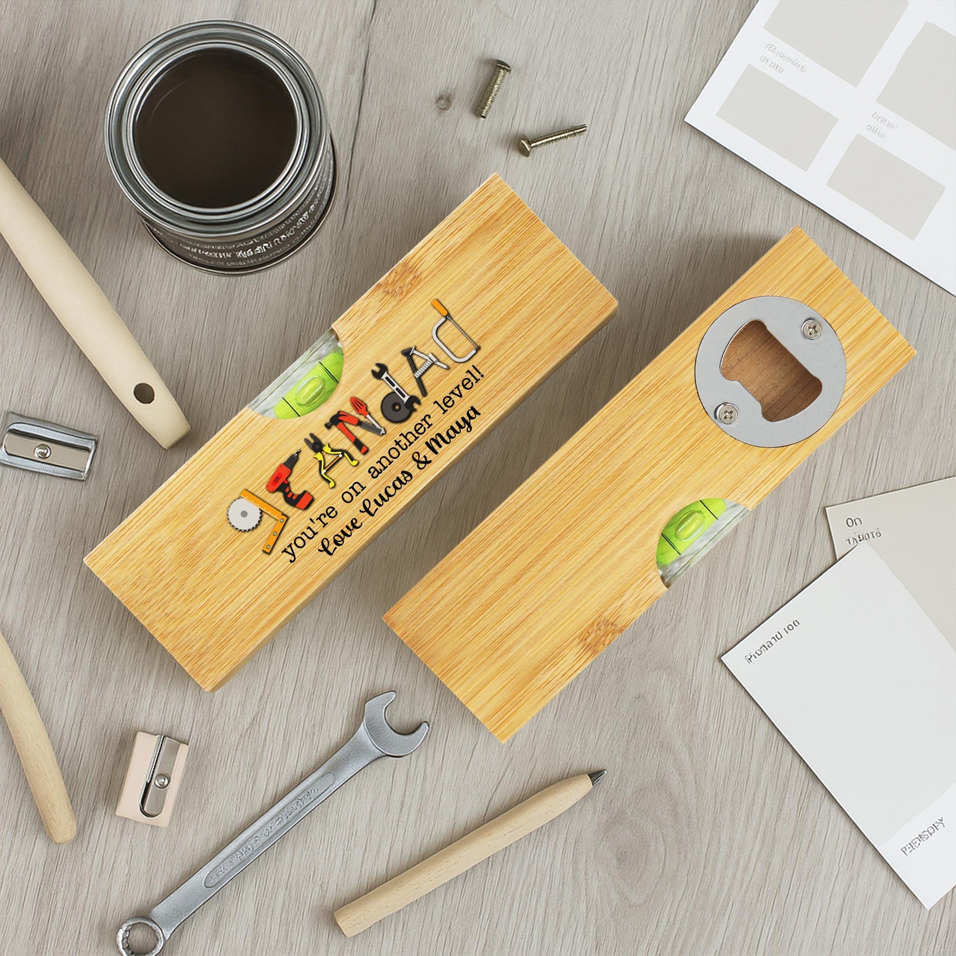 Grandad, You're On Another Level, Spirit Level and Tools