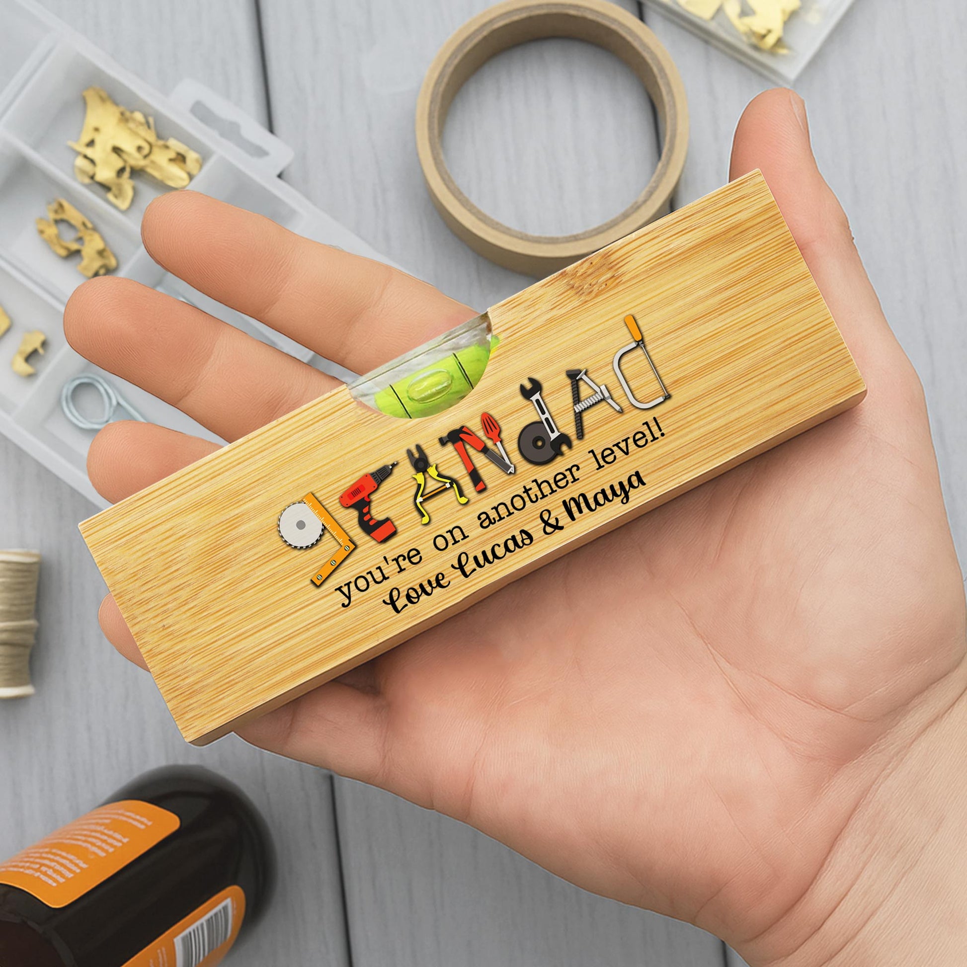 Grandad, You're On Another Level, Spirit Level and Tools