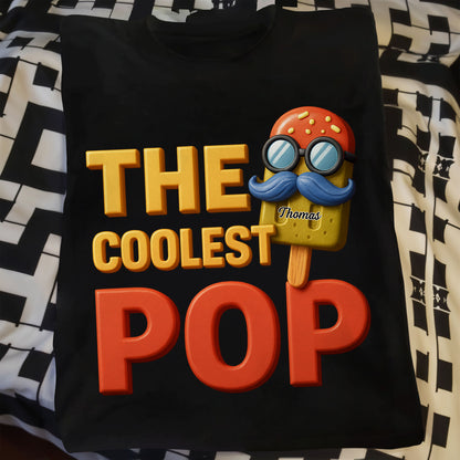 The Coolest Pop, Popsicle With Glasses And Mustache