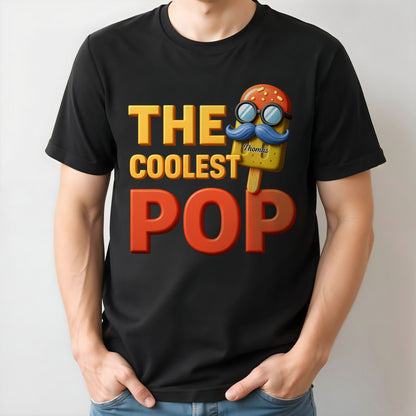 The Coolest Pop, Popsicle With Glasses And Mustache