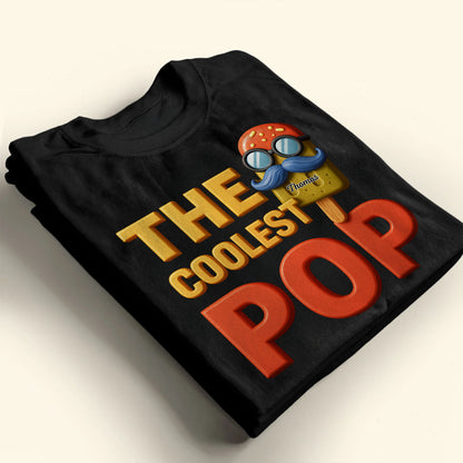 The Coolest Pop, Popsicle With Glasses And Mustache