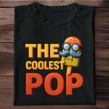 The Coolest Pop, Popsicle With Glasses And Mustache