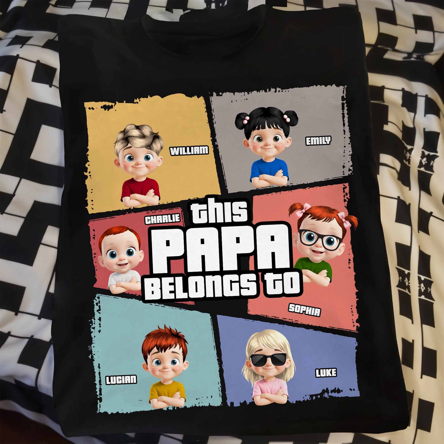 This Papa Belongs To, Cartoon Children