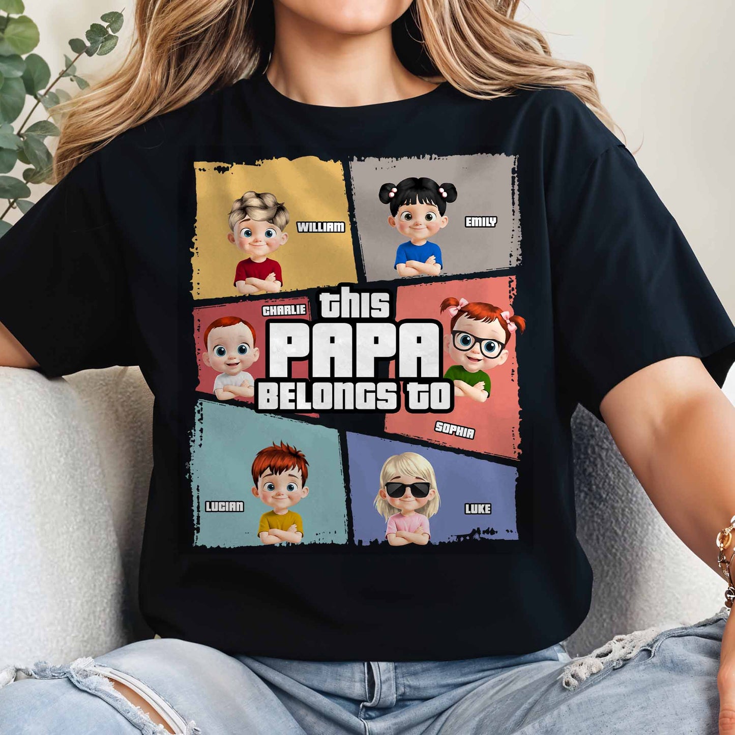 This Papa Belongs To, Cartoon Children