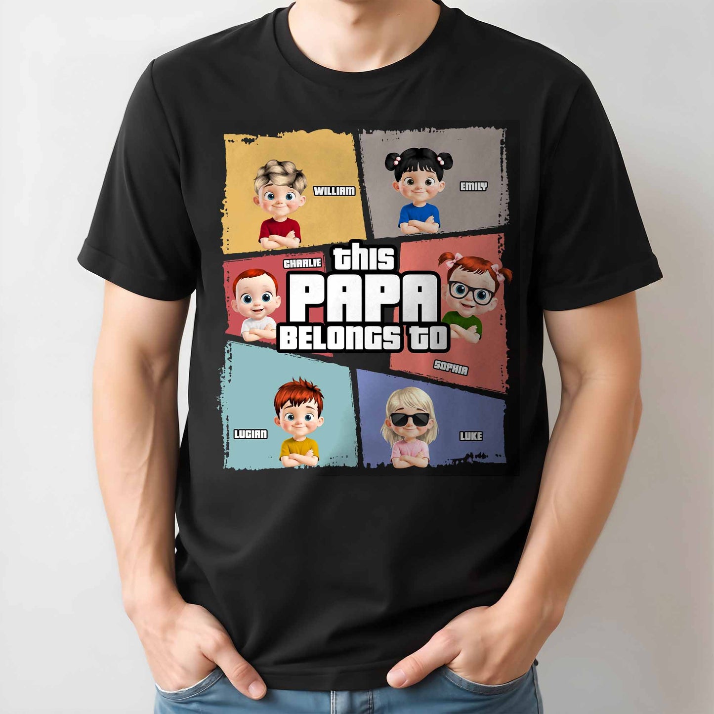 This Papa Belongs To, Cartoon Children