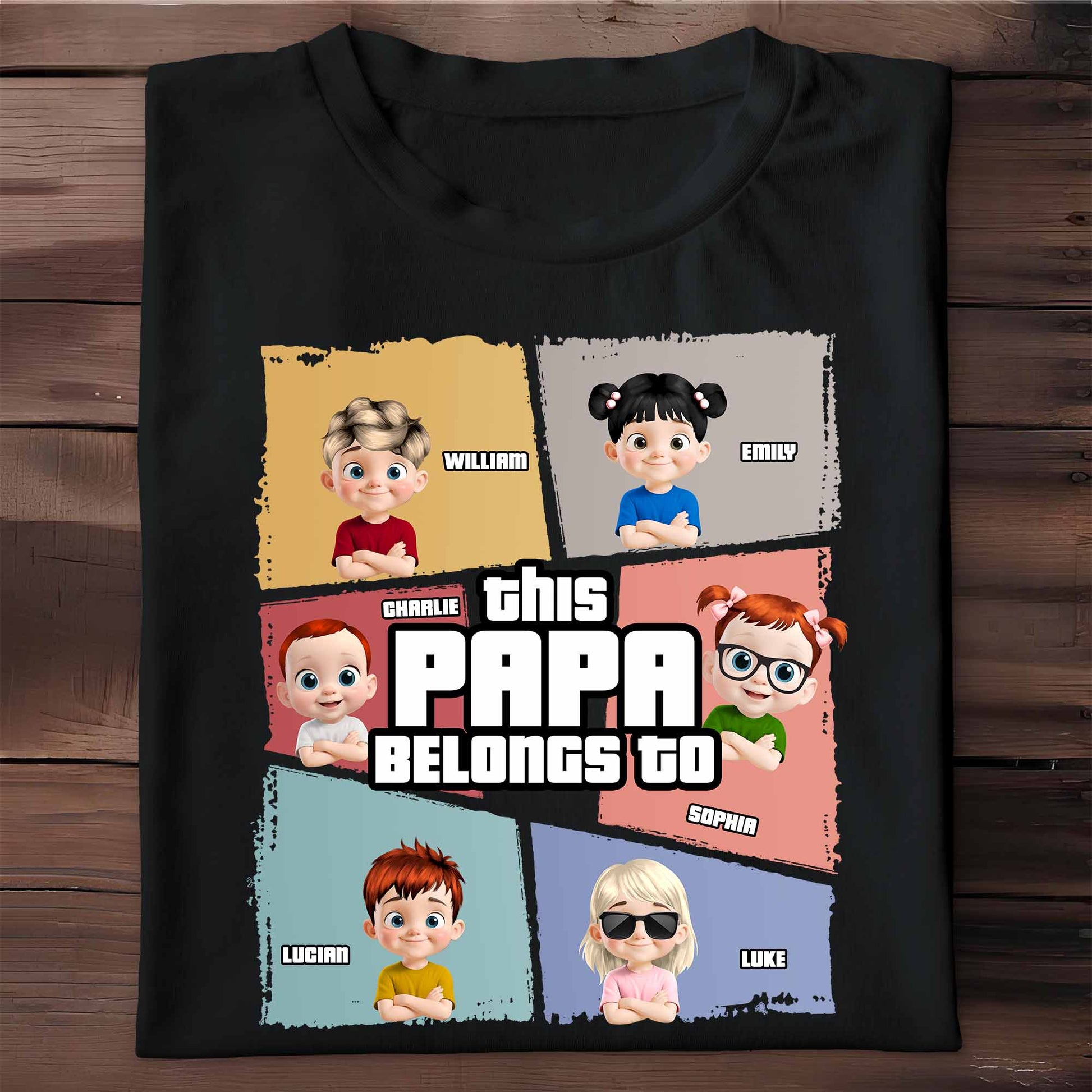 This Papa Belongs To, Cartoon Children
